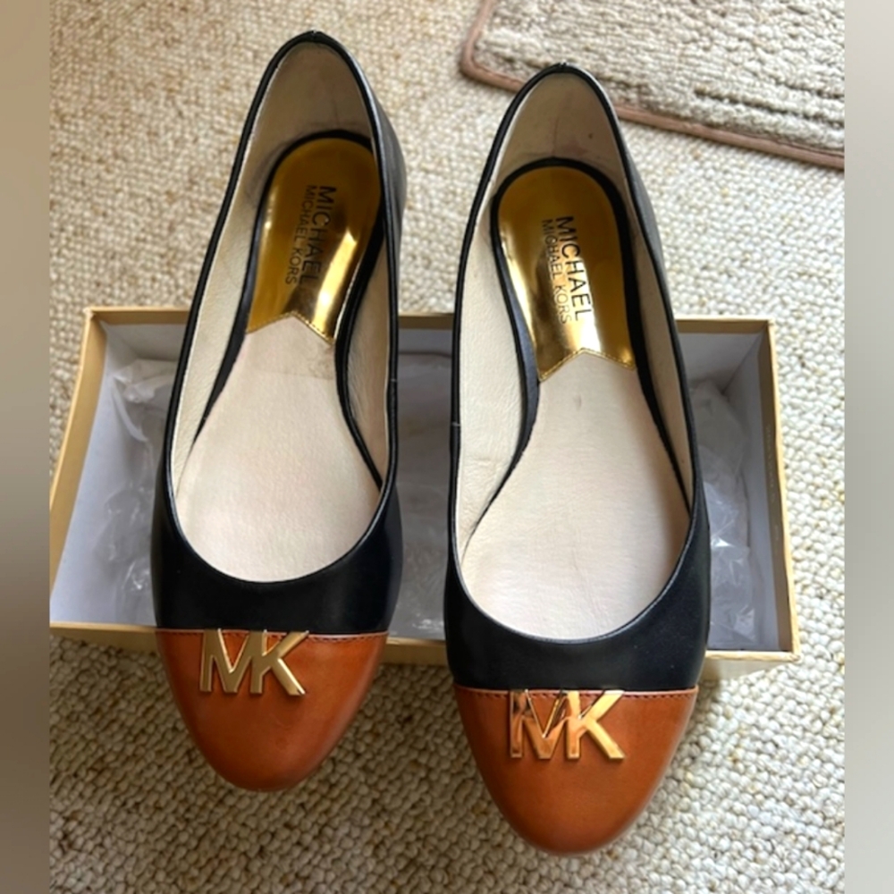 Michael Kors | Colorblocked Leather Flats | Size 6